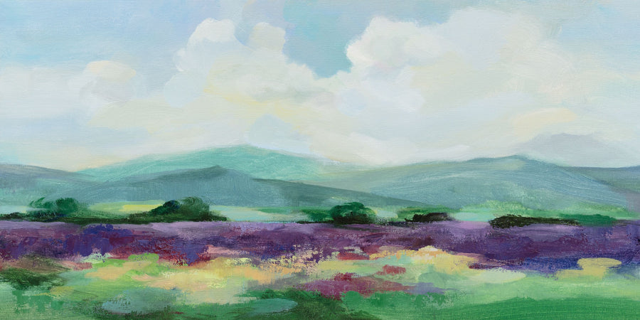 May Lavender Field II Mural Wallpaper