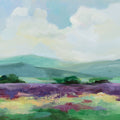 May Lavender Field II Mural Wallpaper - pure wallpaper artwork