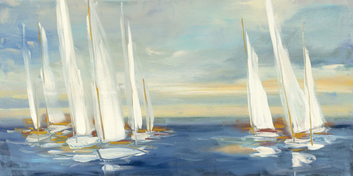 Regatta Sunset Mural Wallpaper - pure wallpaper artwork