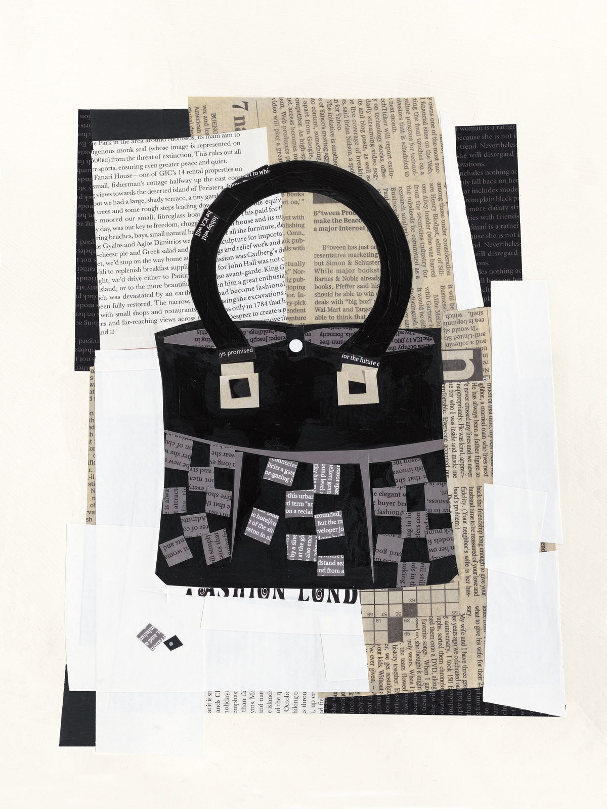 Paper Bag III Mural Wallpaper - pure wallpaper artwork