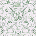 Spring Field Rabbits, Green Mural Wallpaper - pure wallpaper artwork