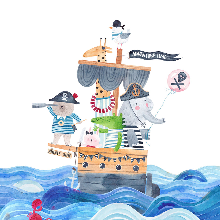 Ship Ahoy! Mural Wallpaper