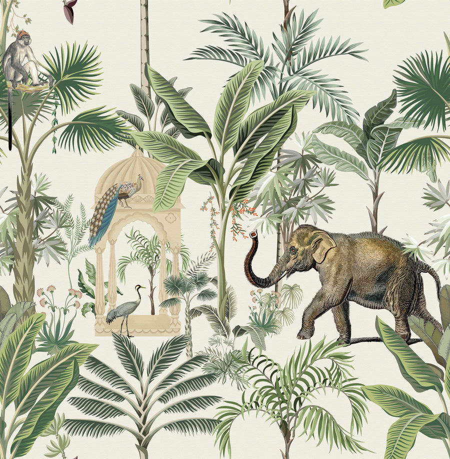 Pagoda Mural Wallpaper