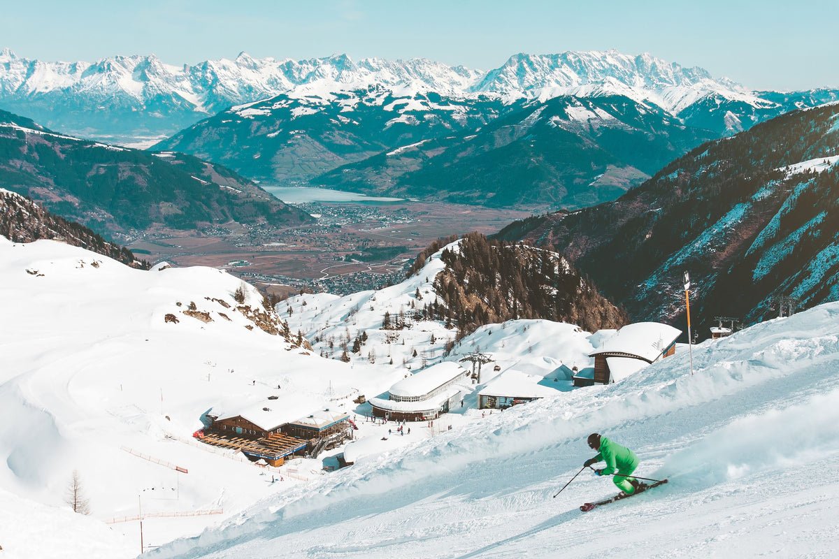 Downhill Skiing Mural Wallpaper - pure wallpaper artwork