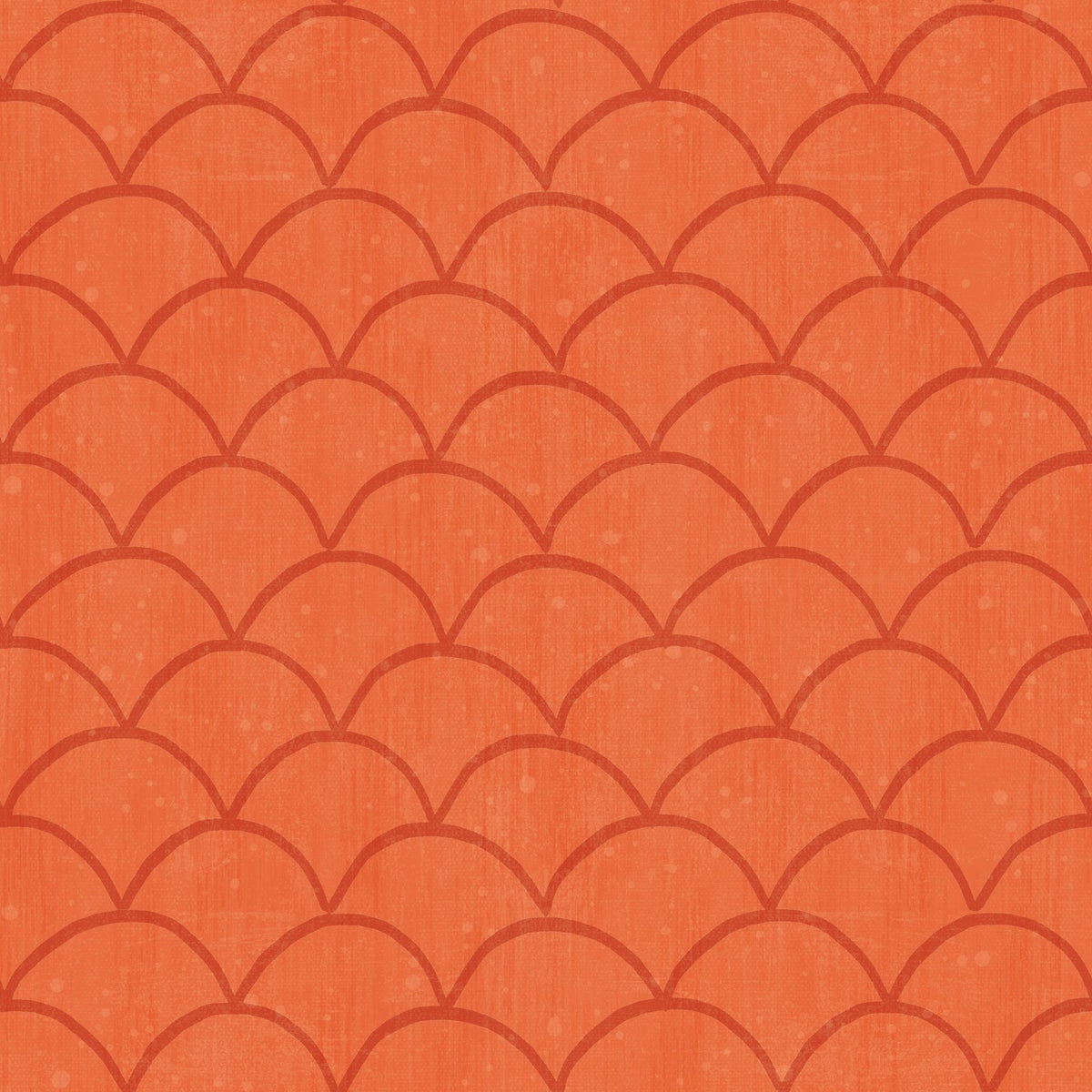 Coastal Scales Orange Mural Wallpaper - pure wallpaper artwork