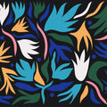 Tulip Cut Out, Dark Mural Wallpaper - pure wallpaper artwork