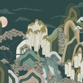 Whispers of the Mountain, Green Mural Wallpaper - pure wallpaper artwork