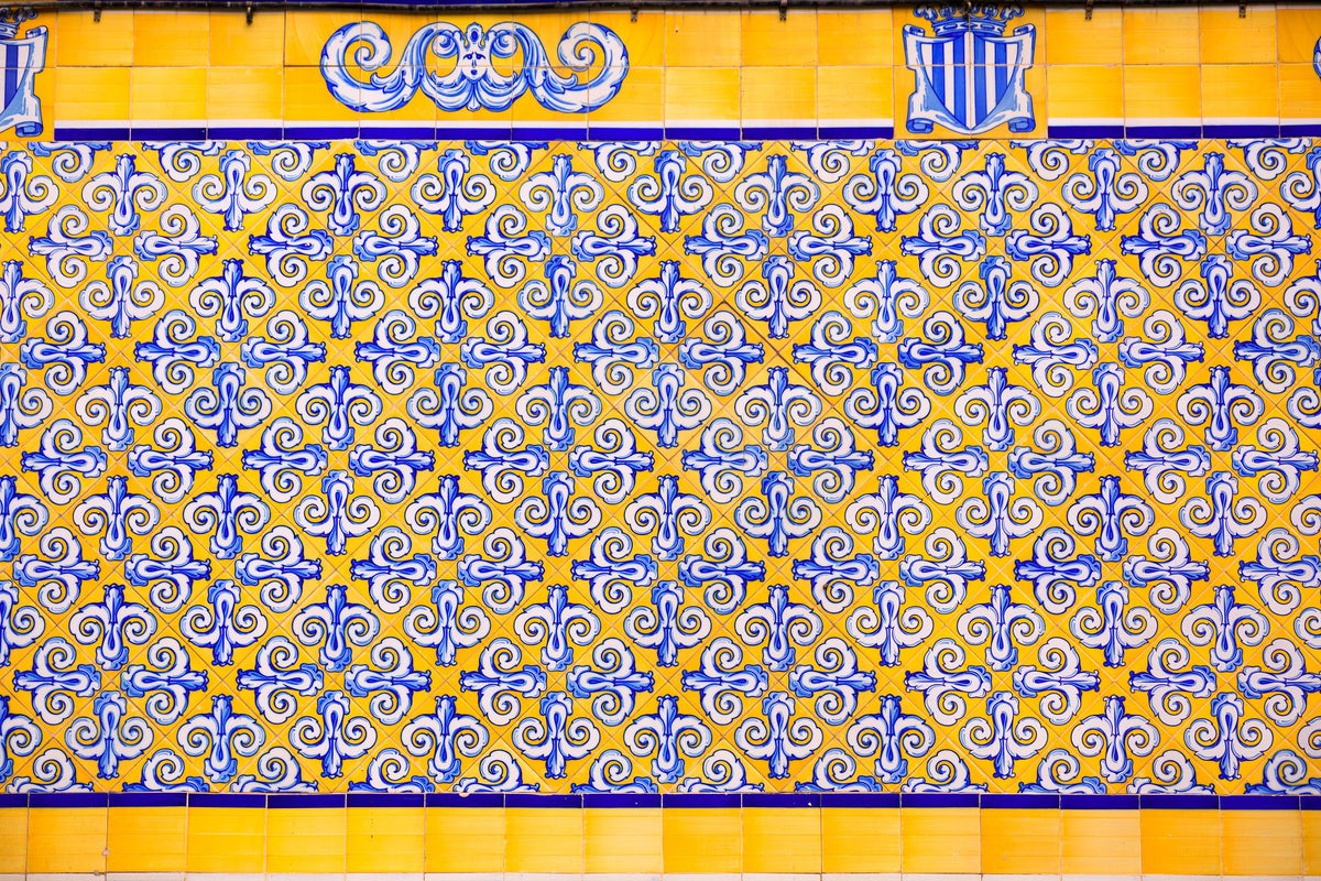 Valencia Tiled Wall Mural Wallpaper - pure wallpaper artwork