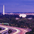 Capital Twilight Mural Wallpaper - Blue Tone - pure wallpaper artwork