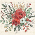 Festive Blooms VIII Mural Wallpaper - pure wallpaper artwork