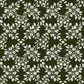 Trellis Leaves, Forest Green Mural Wallpaper - pure wallpaper artwork