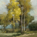 Pair of Trees II Mural Wallpaper - pure wallpaper artwork