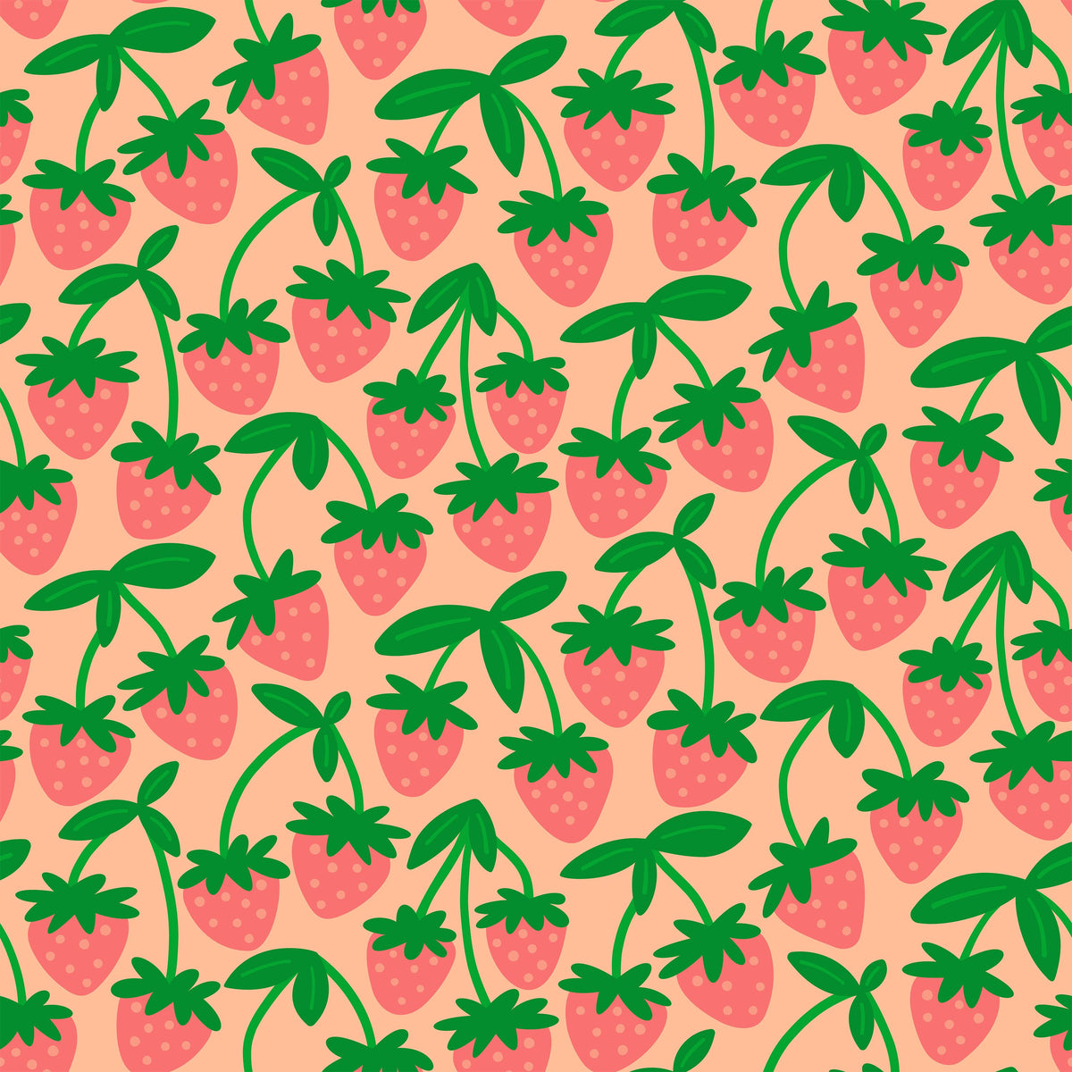 Sweet Strawberries Mural Wallpaper - pure wallpaper artwork