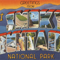 Greetings From Smokey Mountains Mural Wallpaper - pure wallpaper artwork