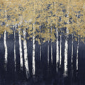 Shimmering Forest Indigo Mural Wallpaper - pure wallpaper artwork