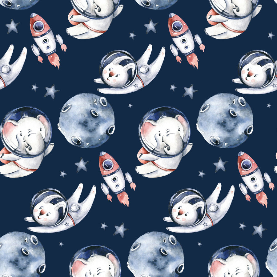 Tiny Astronaut Mural Wallpaper