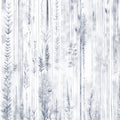 Botanical Wall Blue Mural Wallpaper - pure wallpaper artwork