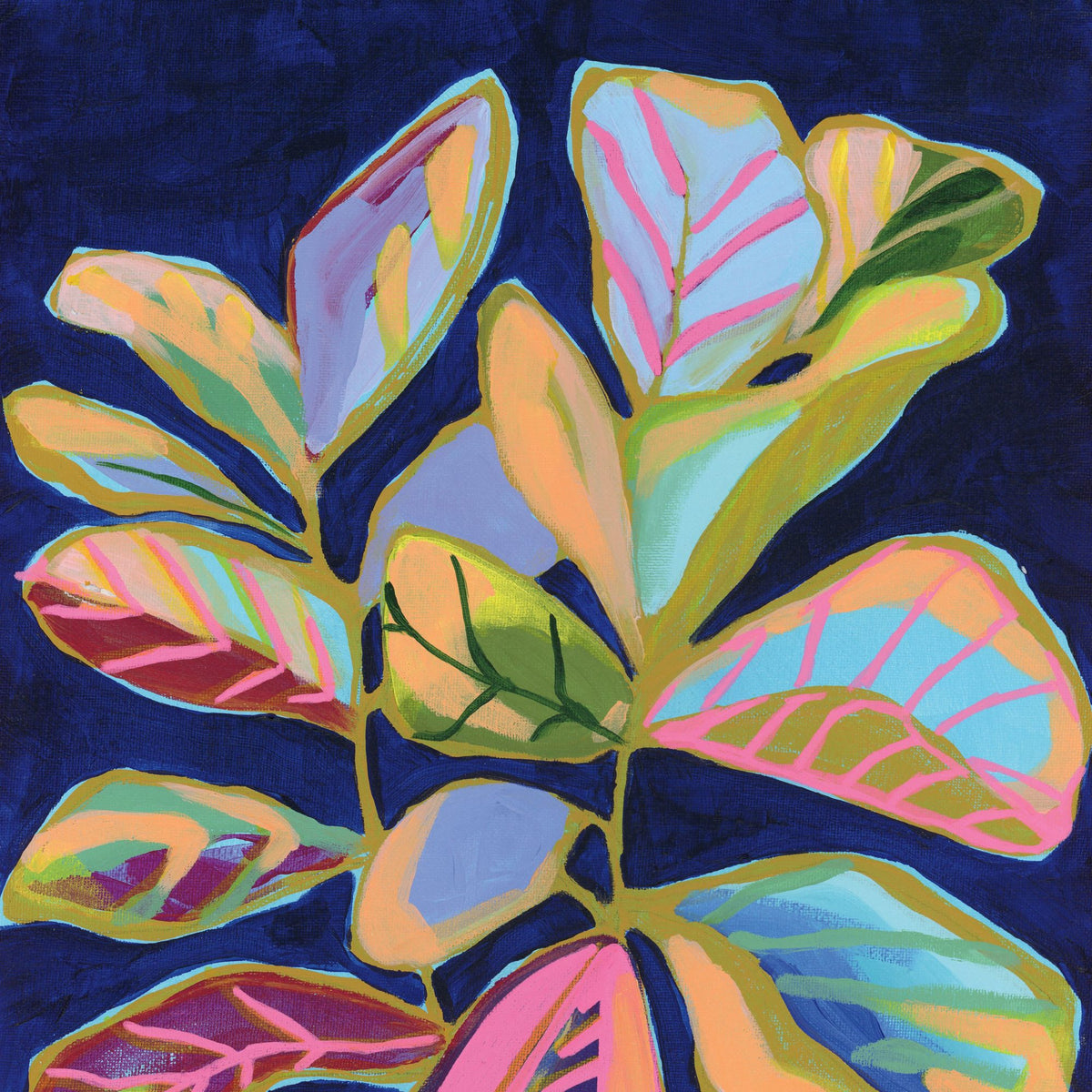 Plant Lady II Mural Wallpaper - pure wallpaper artwork