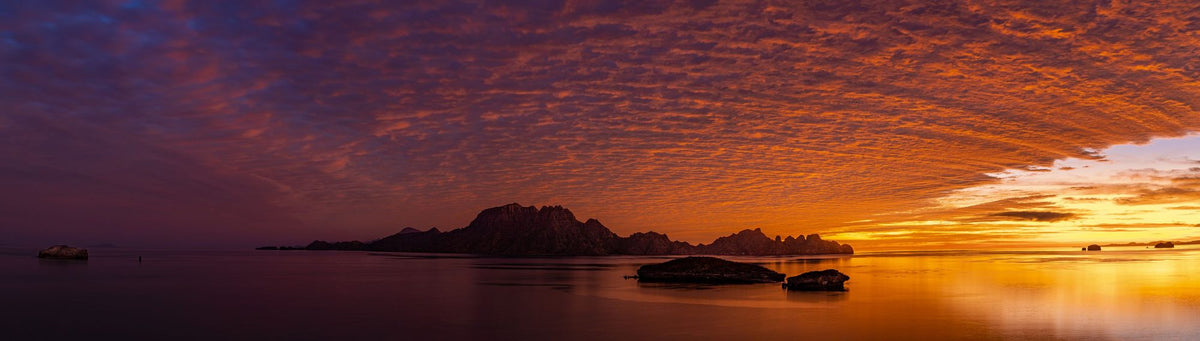 Baja Sunrise Mural Wallpaper - pure wallpaper artwork