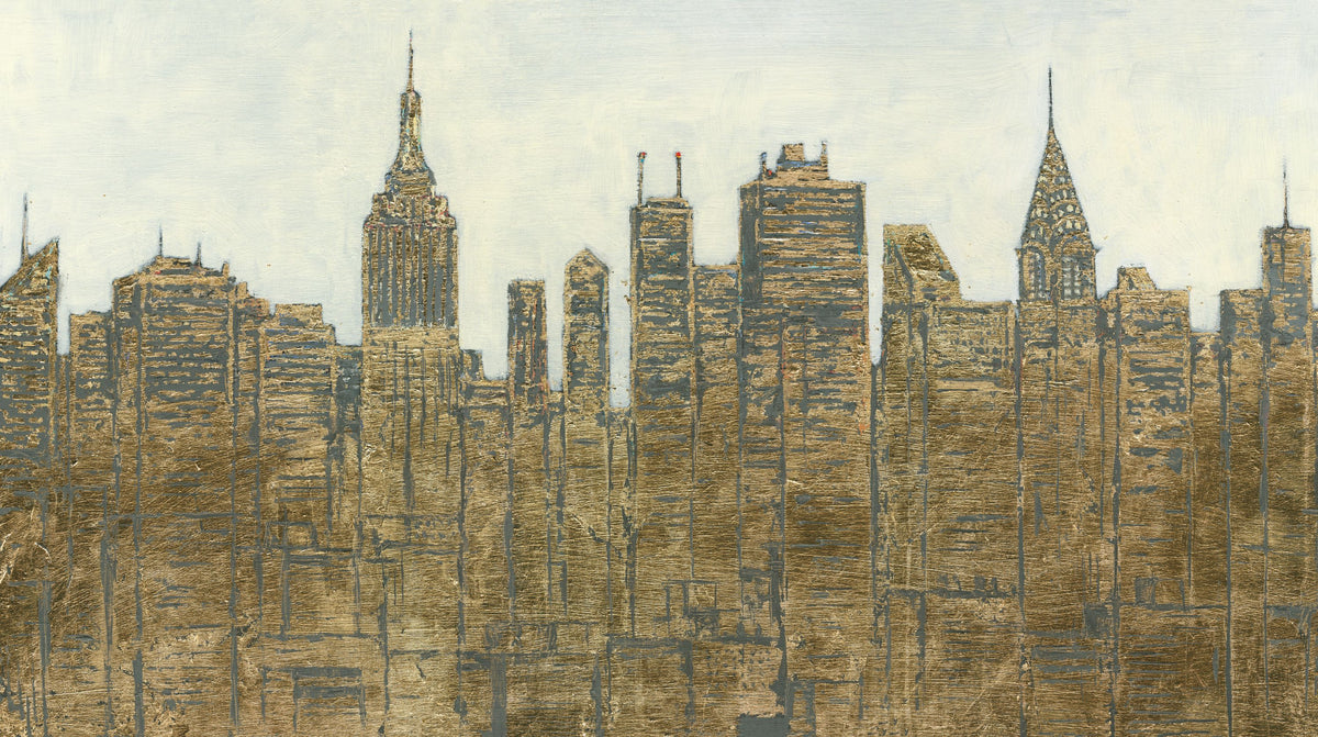 Lavish Skyline Mural Wallpaper - pure wallpaper artwork