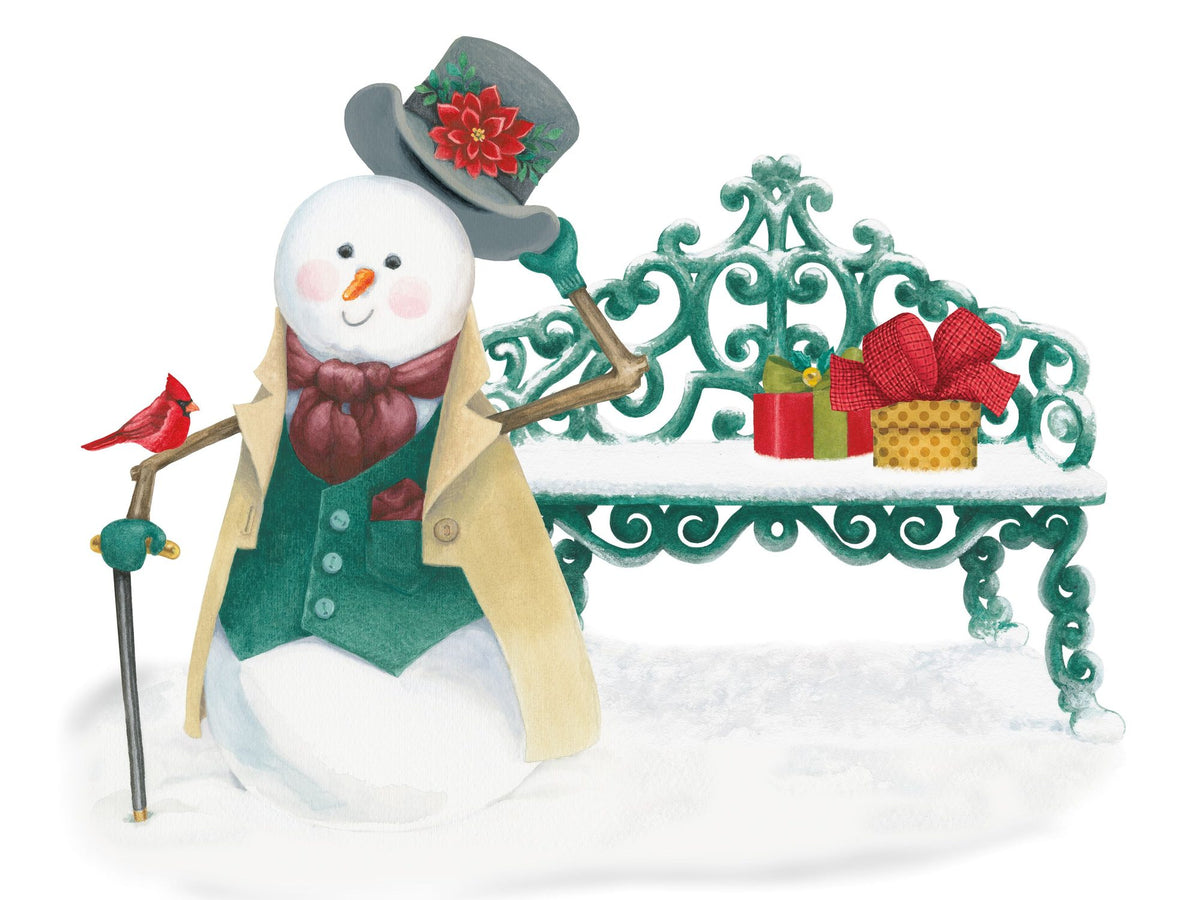 Main Street Christmas XII Mural Wallpaper - pure wallpaper artwork
