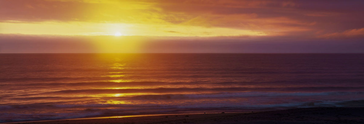 Golden Horizon Mural Wallpaper - pure wallpaper artwork