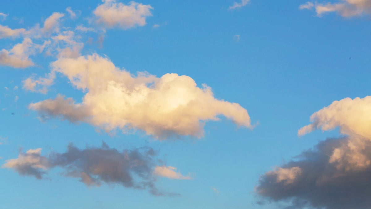 Sunny Day Clouds Mural Wallpaper - pure wallpaper artwork