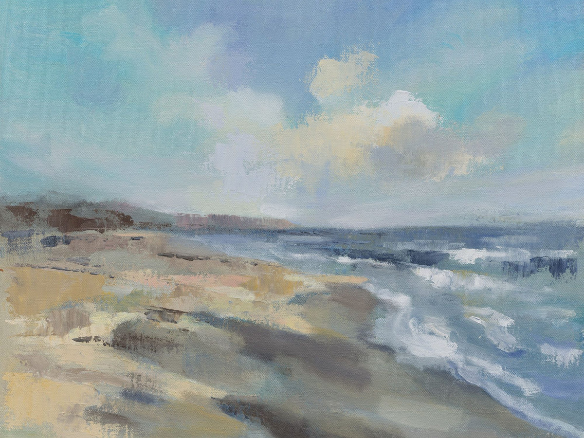 Morning Beach Mural Wallpaper - pure wallpaper artwork