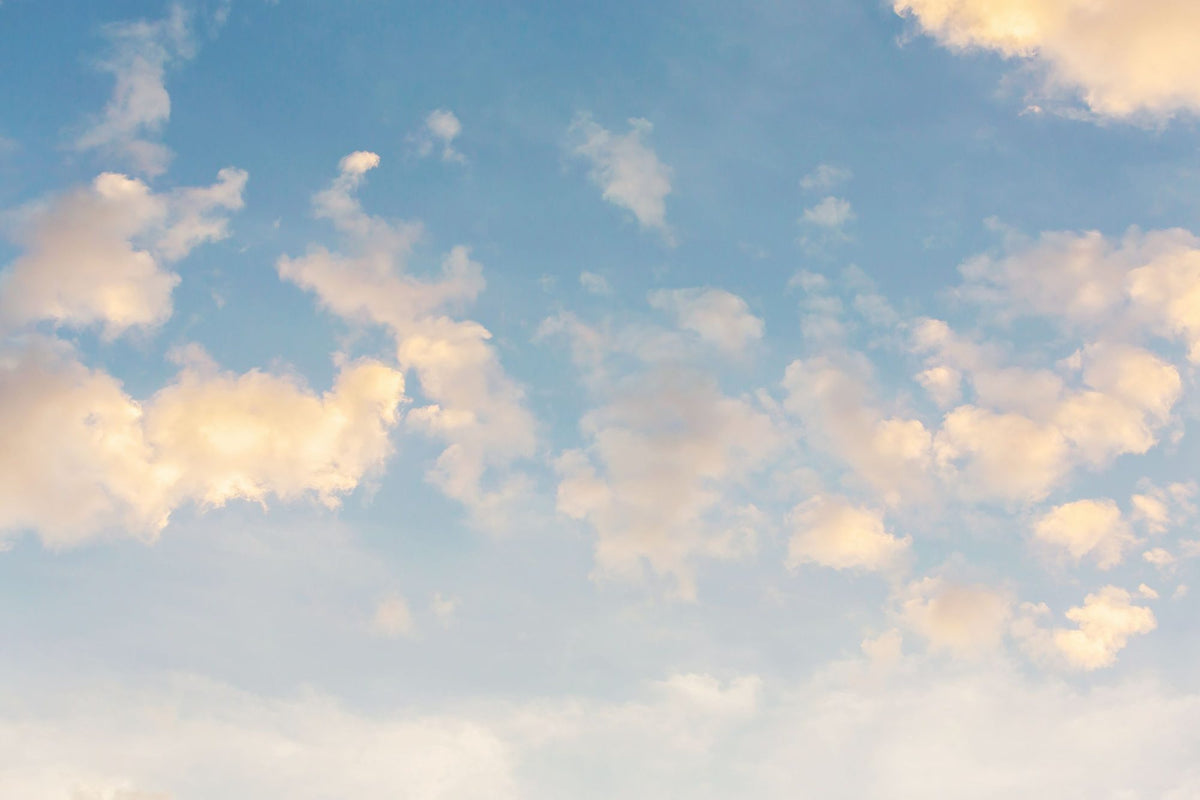 Tender Clouds Mural Wallpaper - pure wallpaper artwork