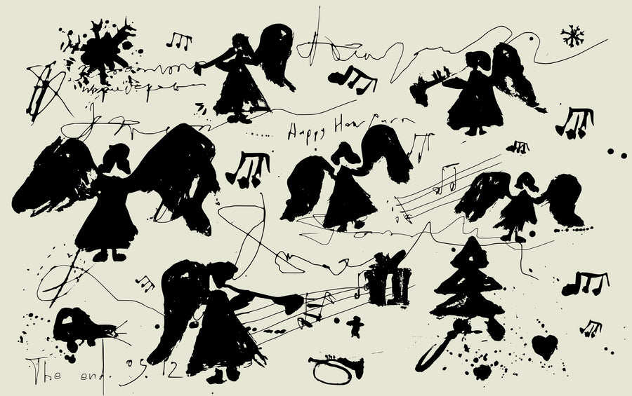 Musical Angels Mural Wallpaper