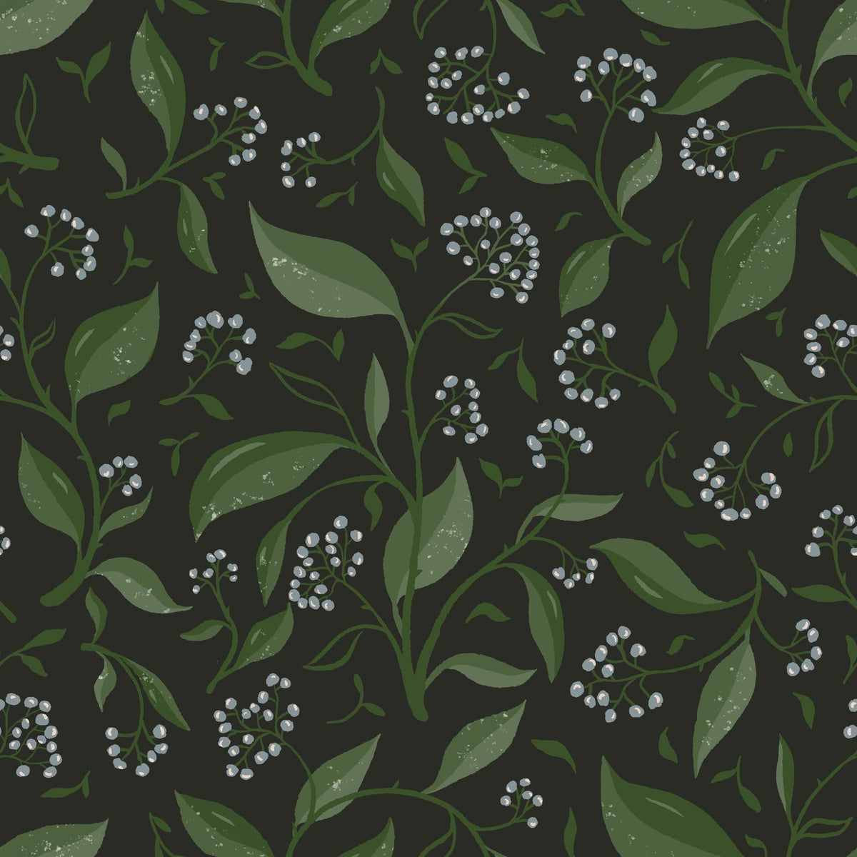 Winter Berries, Dark Mural Wallpaper - pure wallpaper artwork