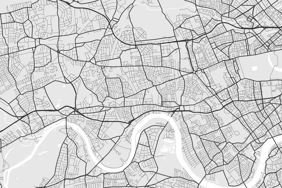 West London Grey Mural Wallpaper