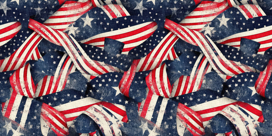 Stars & Stripes Mural Wallpaper