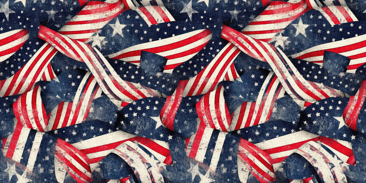 Stars & Stripes Mural Wallpaper - pure wallpaper artwork