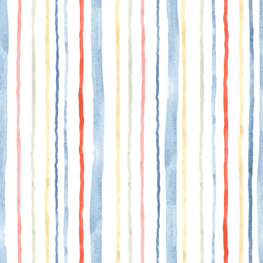 Painted Lines Mural Wallpaper