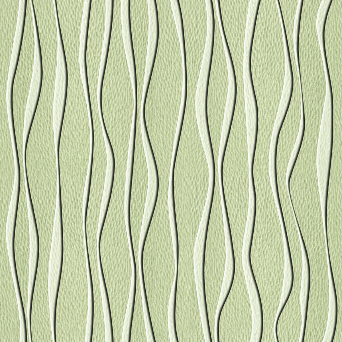 Swaying Lines, Pistachio Mural Wallpaper - pure wallpaper artwork