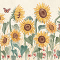 Sunflower Season Mural Wallpaper - pure wallpaper artwork