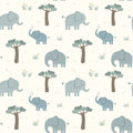 Elephant Meetings Mural Wallpaper - pure wallpaper artwork