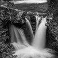 Johnston Creek Canyon BW Mural Wallpaper - pure wallpaper artwork