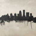 Louisville Kentucky Skyline Concrete Mural Wallpaper - pure wallpaper artwork