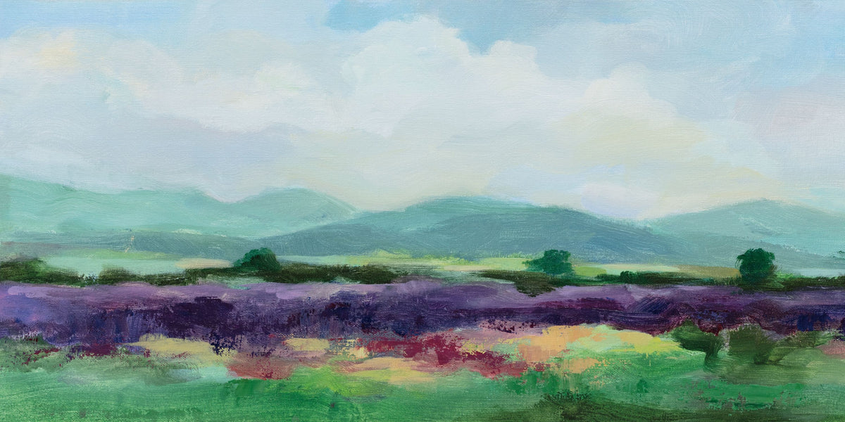 May Lavender Field I Mural Wallpaper - pure wallpaper artwork