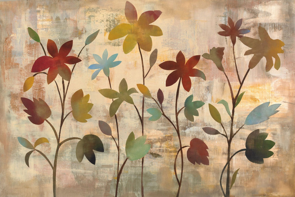 Rainbow Garden Mural Wallpaper - pure wallpaper artwork