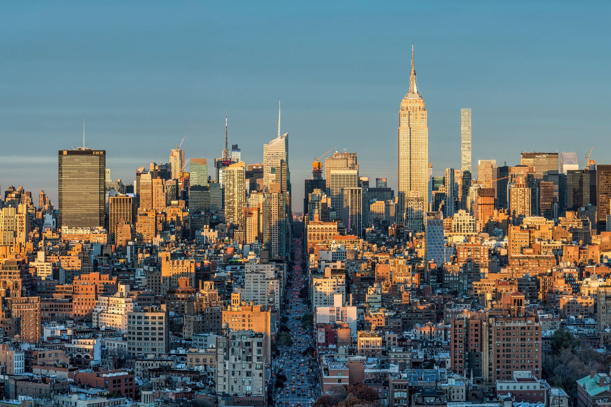 Midtown Sunset Mural Wallpaper - pure wallpaper artwork