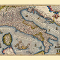Old Map of Italy, 1570 Mural Wallpaper - pure wallpaper artwork