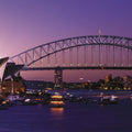Sydney Harbor Twilight Mural Wallpaper - pure wallpaper artwork