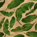 Scattered Banana Leaves Mural Wallpaper - pure wallpaper artwork