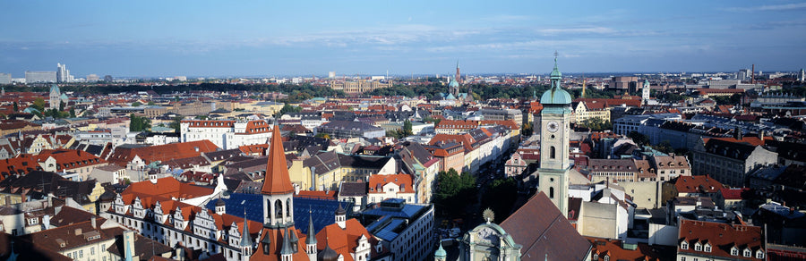 Historic Terracotta Skyline Mural Wallpaper