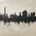 Northampton England Skyline Concrete Mural Wallpaper - pure wallpaper artwork