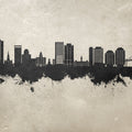 Halifax Canada Skyline Concrete Mural Wallpaper - pure wallpaper artwork