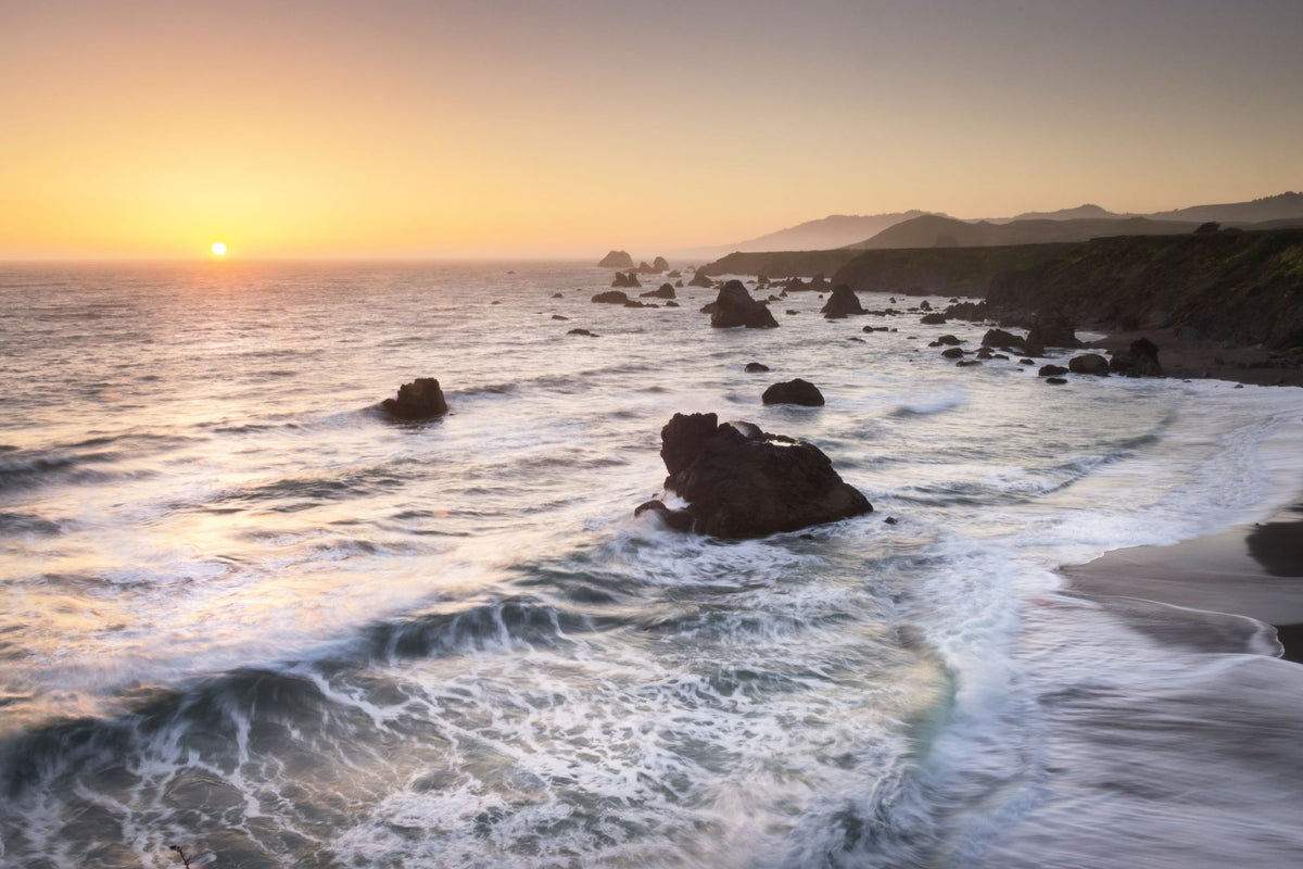 Sonoma Coast Sunset Mural Wallpaper - pure wallpaper artwork